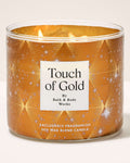 Touch of Gold 3 Wick Candle